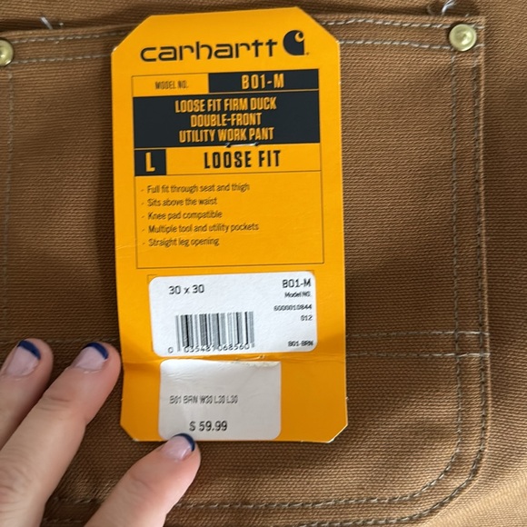 Brand new with tags Carhartt utility cargo pants in classic brown - Picture 2 of 7